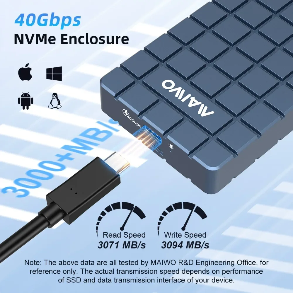 MAIWO USB 4.0 40Gbps M.2 NVMe  - đánh giá và giá 8Tb M2 Nvme Ssd