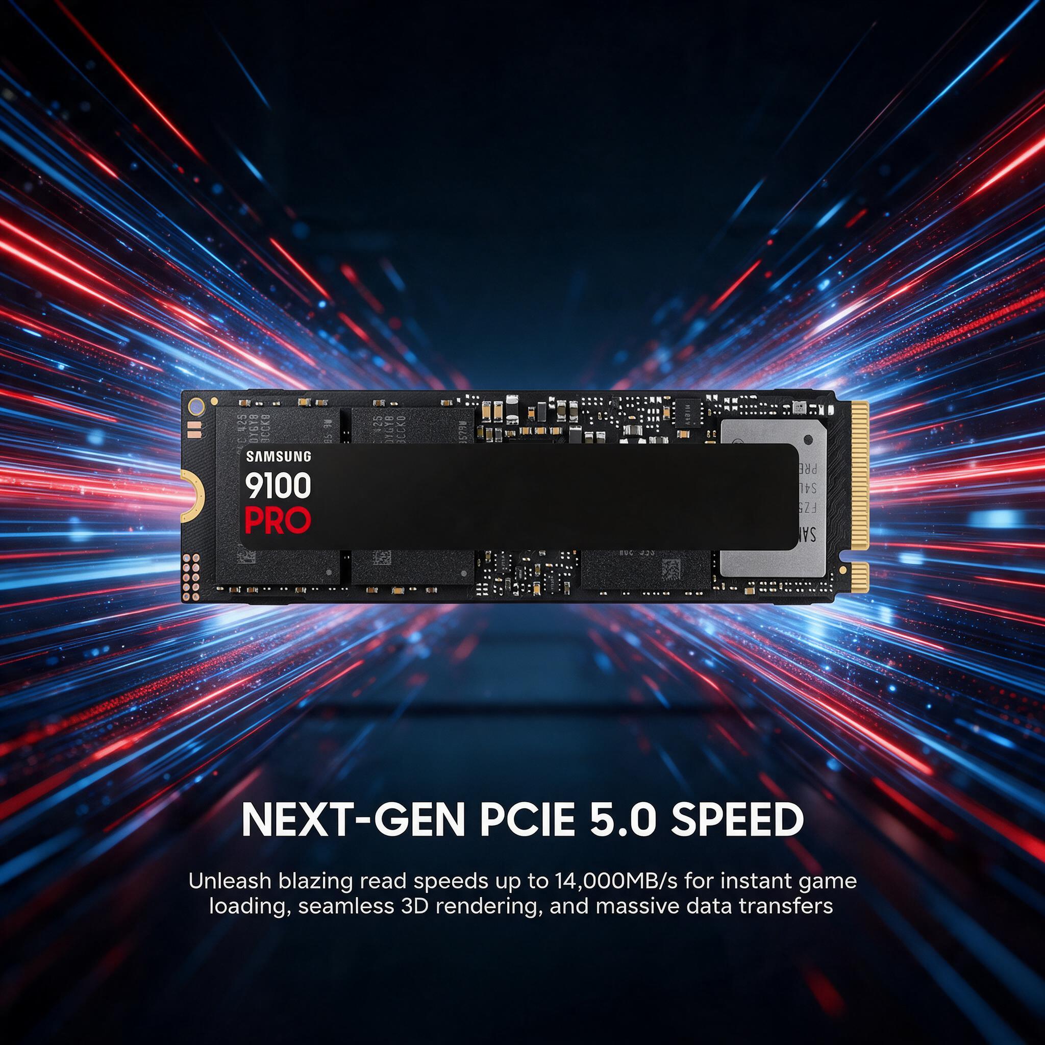 Original SAMSUNG 9100 Pro 1TB  - đánh giá và giá Nvme Pcie 5.0 Ssd 4Tb