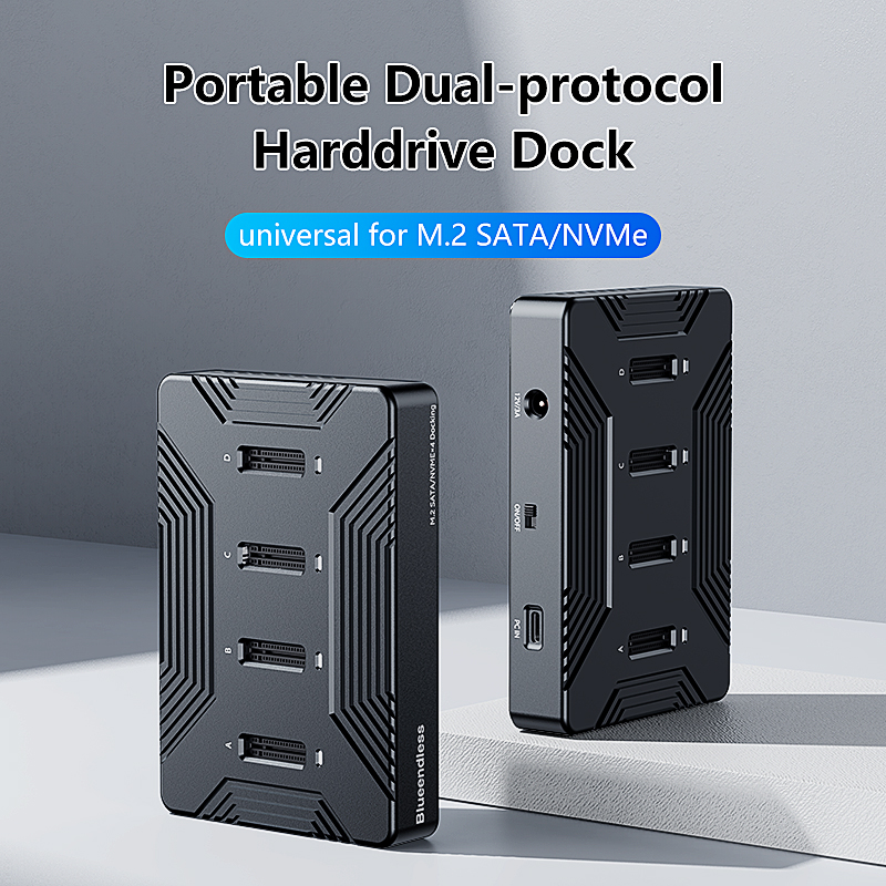 Blueendless 4 bay m2 SSD docki - đánh giá và giá 8Tb M2 Nvme Ssd