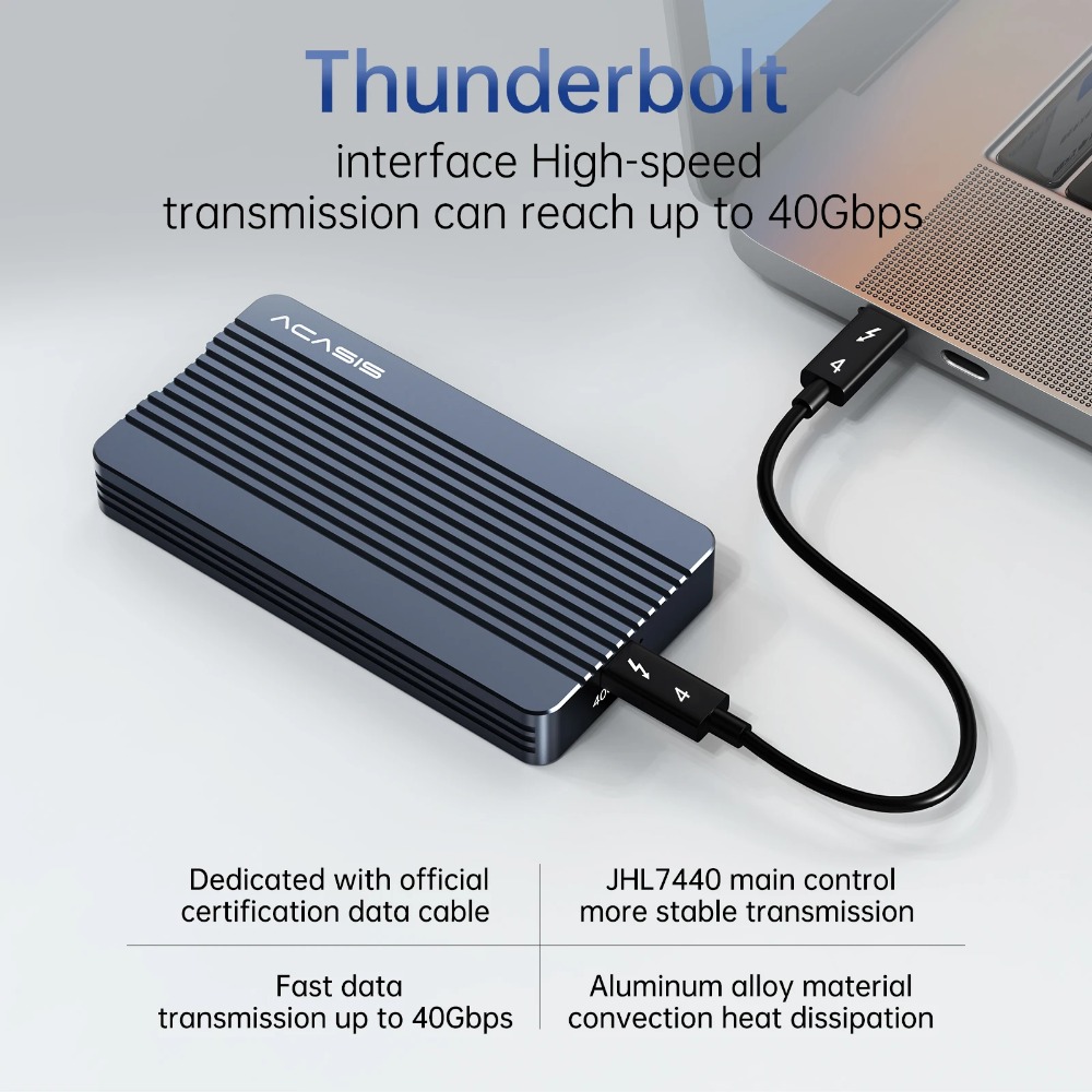 Acasis 40Gbps USB 4.0 NVME M.2 - đánh giá và giá 8Tb M2 Nvme Ssd